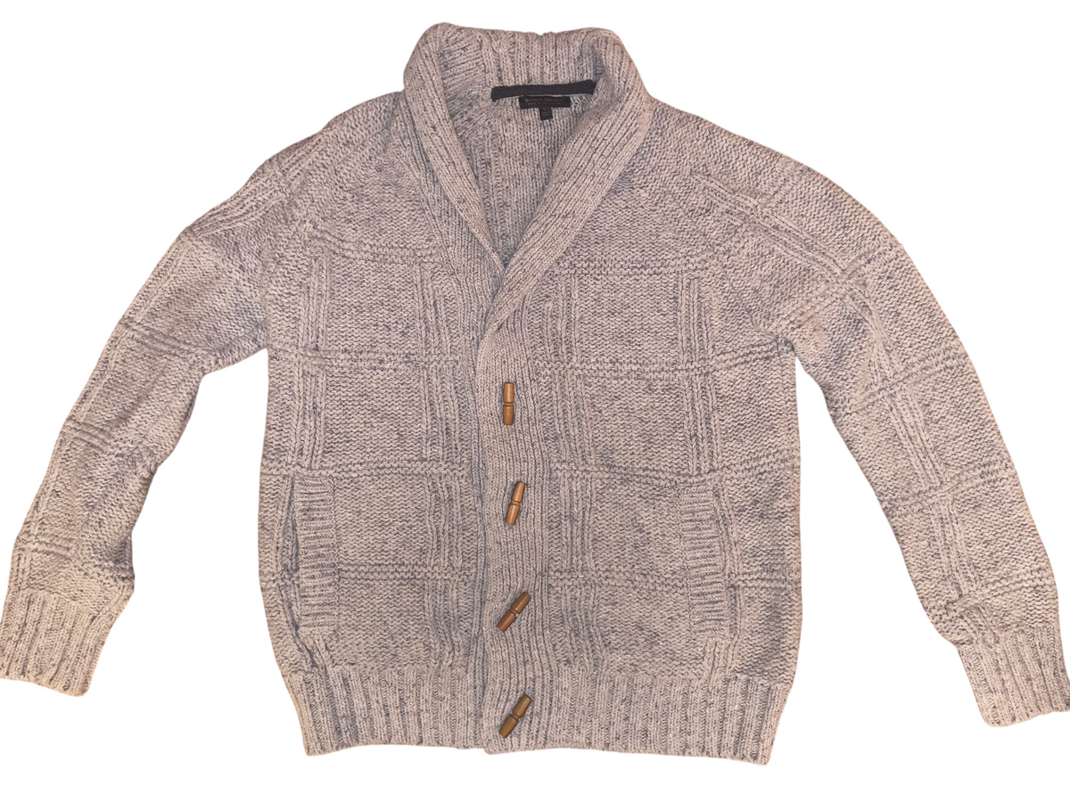 Banana Republic Italian Yarn Shawl Toggle Cardigan Sweater - Men's Large (EUC)