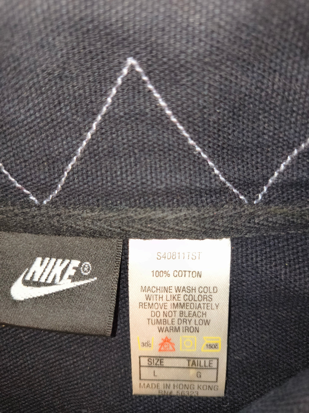 Vintage 90s Nike Flight Canvas Workwear Chore Jacket Coat - Black Men's Size Large (VGUC)