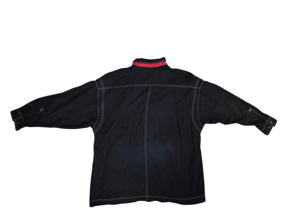 Vintage 90s Nike Flight Canvas Workwear Chore Jacket Coat - Black Men's Size Large (VGUC)