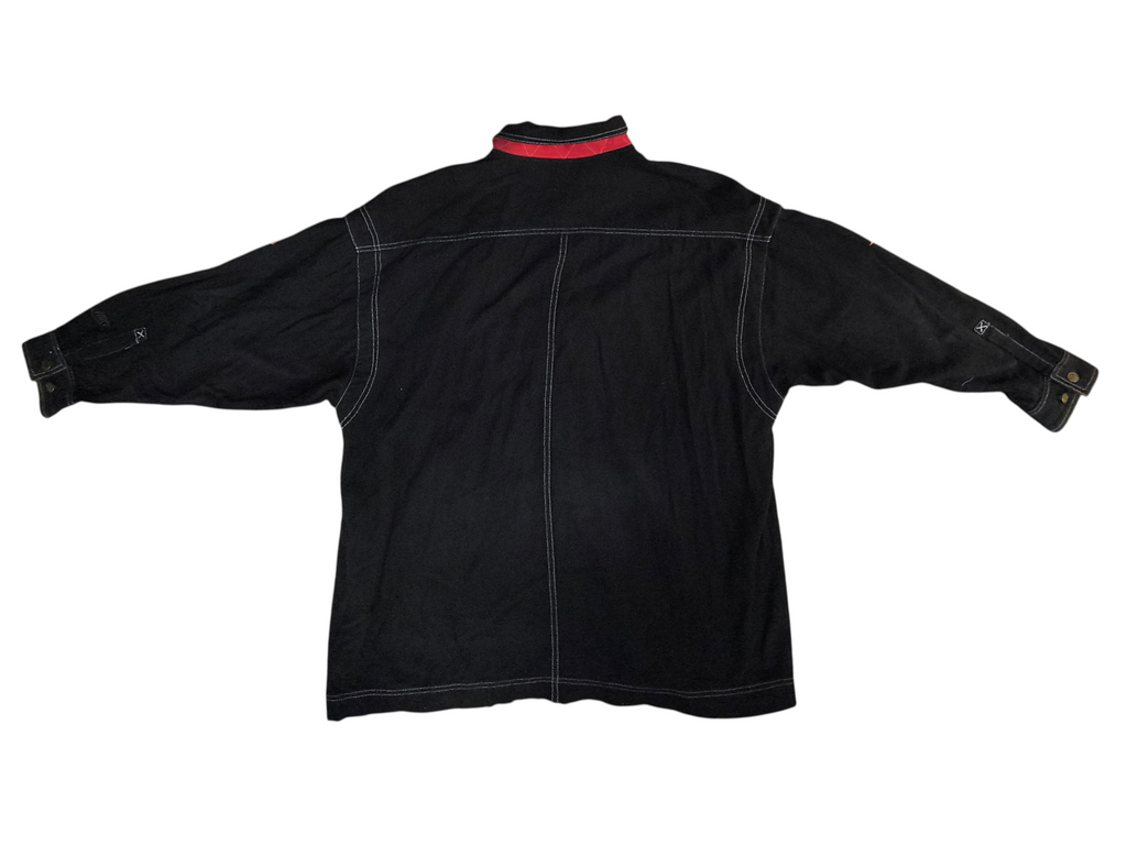 Vintage 90s Nike Flight Canvas Workwear Chore Jacket Coat - Black Men's Size Large (VGUC)