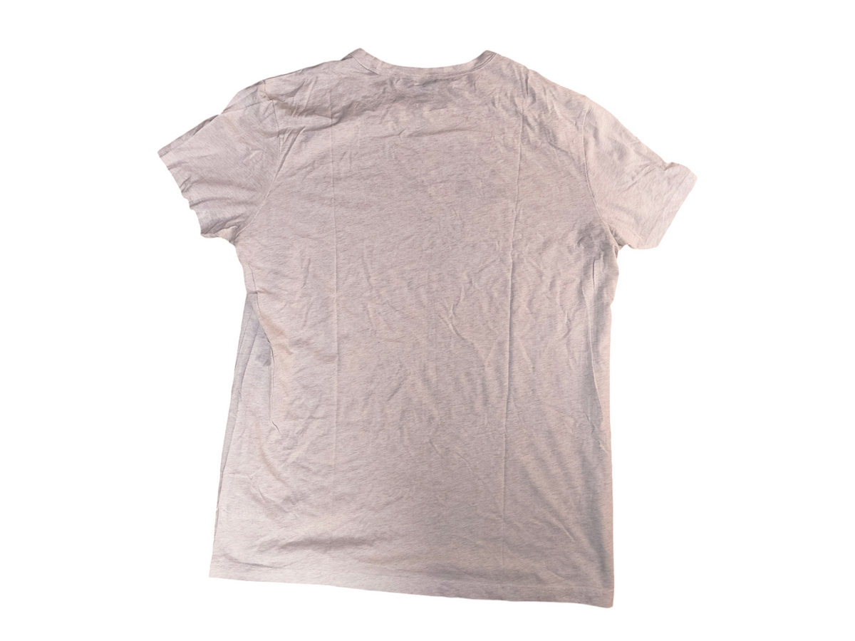 G-Star Raw Center Logo Short Sleeve T-Shirt - Light Heather Grey Men's Size XXL (VGUC)