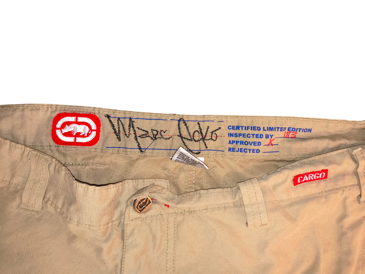Ecko Unltd Vintage Y2K Marc Ecko Cargo Shorts - Tan Khaki Men's Size 42 (VGUC)