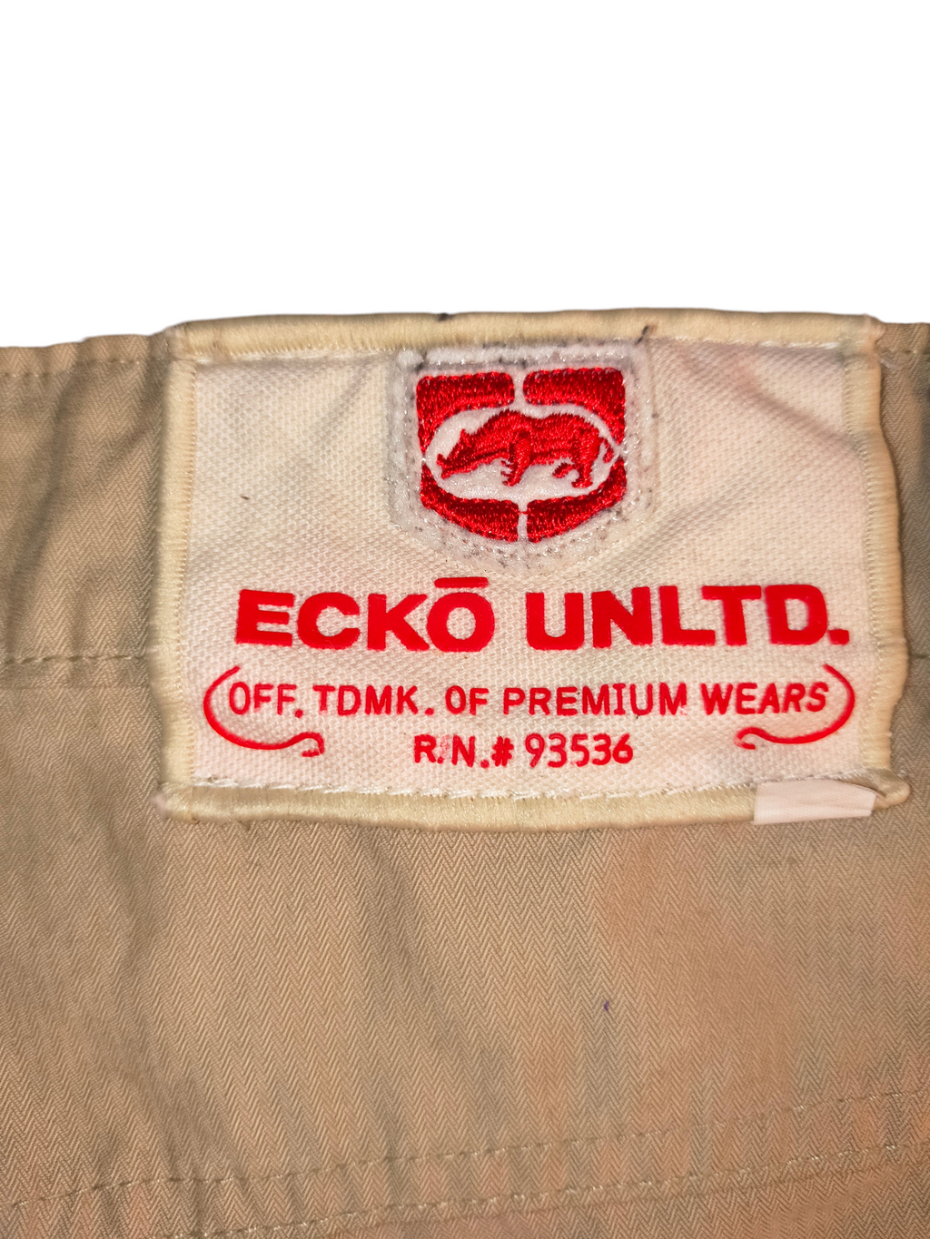 Ecko Unltd Vintage Y2K Marc Ecko Cargo Shorts - Tan Khaki Men's Size 42 (VGUC)