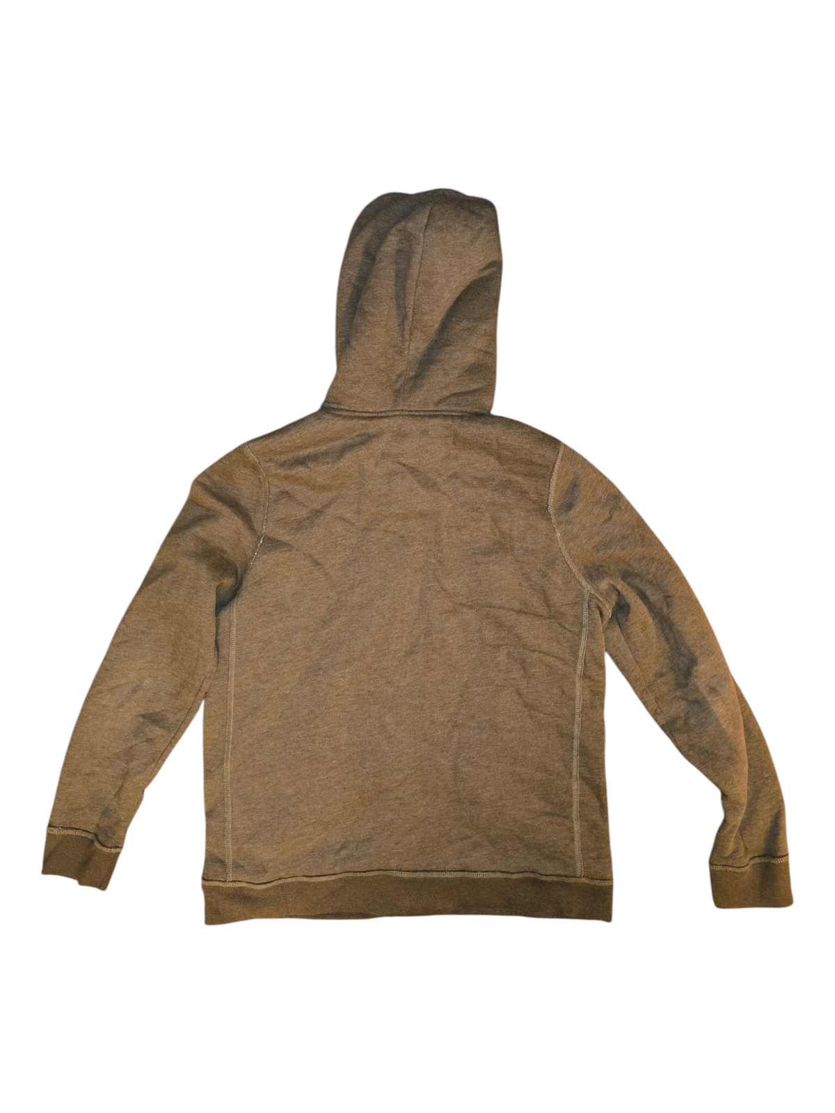 Abercrombie & Fitch Vintage Sherpa Lined Full Zip Hoodie - Olive Green Men's Large (VGUC)
