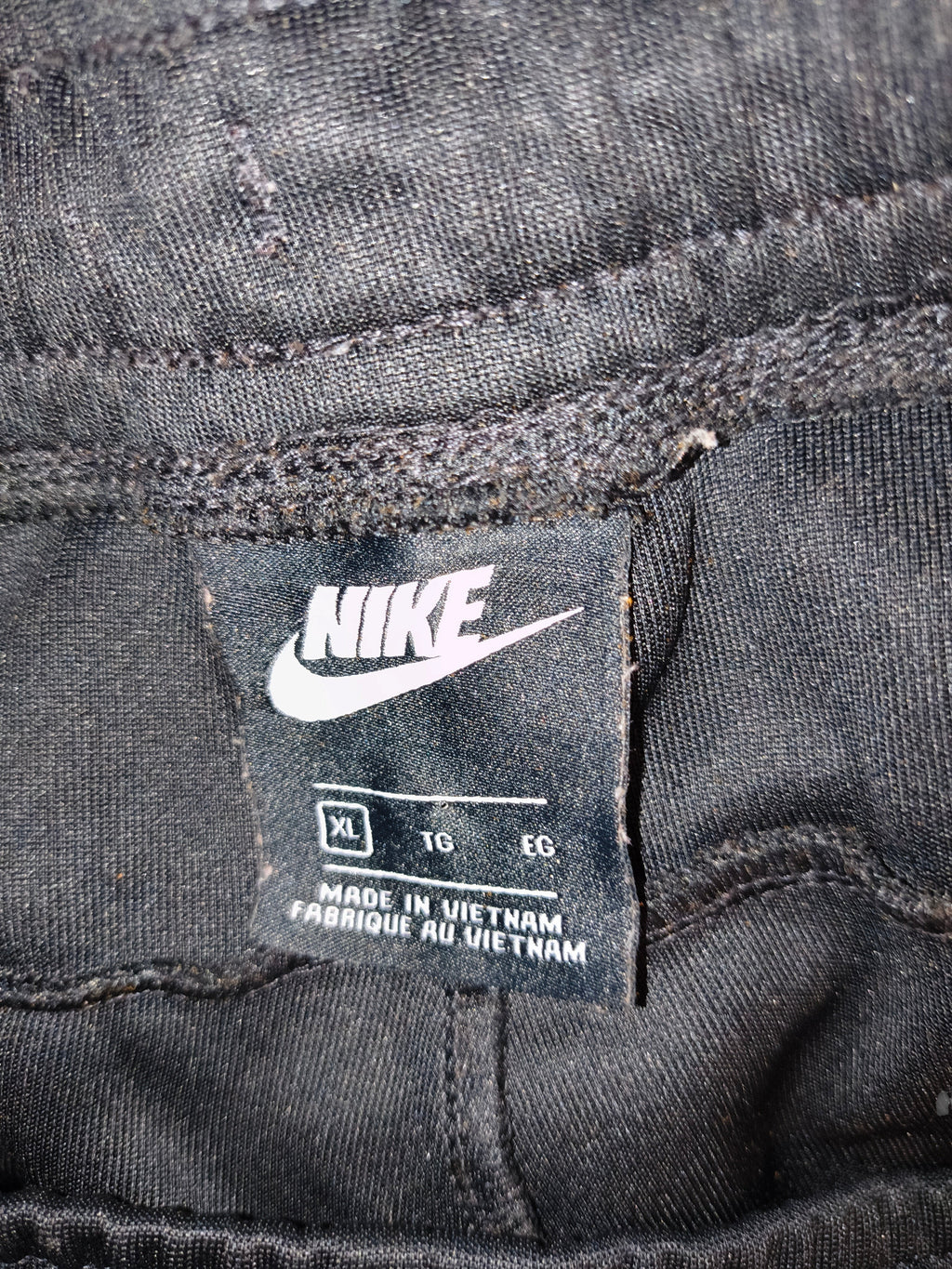 Nike Tech Fleece Black Slim Fit Jogger Pants XL
