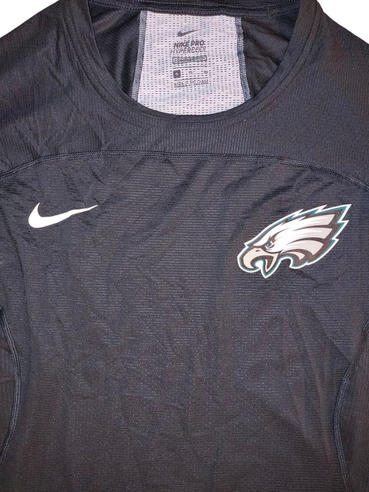 Nike Pro Hypercool NFL Philadelphia Eagles Compression Long Sleeve Shirt XL