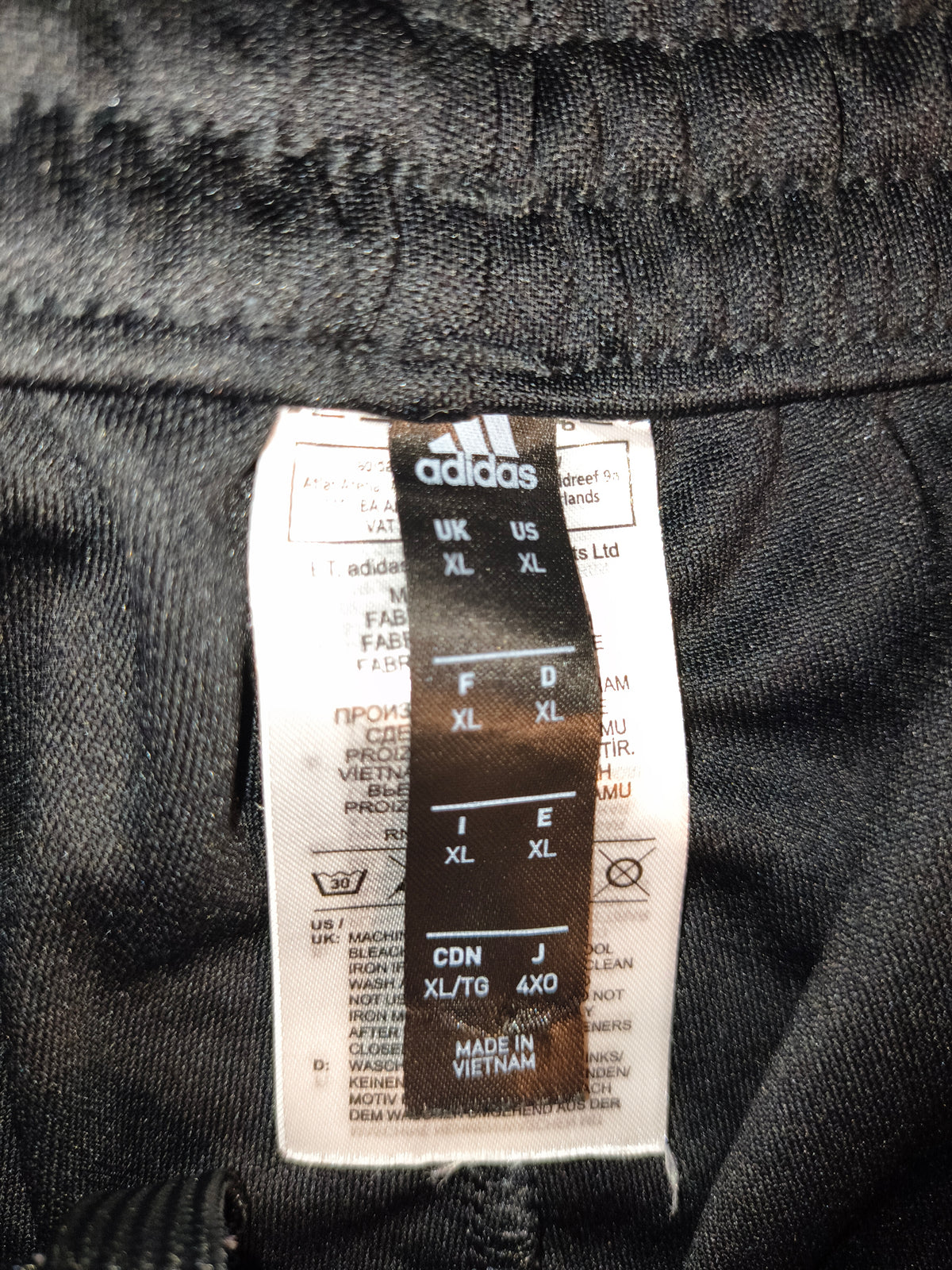 Adidas Tango Tape Clubhouse Black Red Soccer Track Pants XL