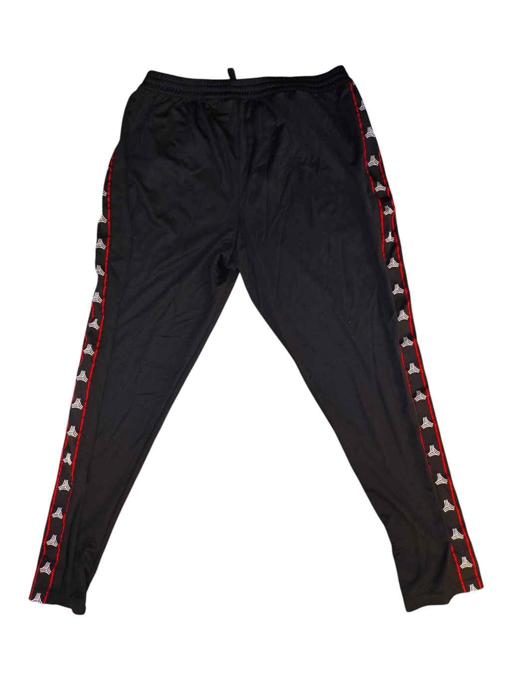 Adidas Tango Tape Clubhouse Black Red Soccer Track Pants XL