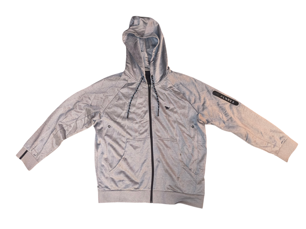 Paper Planes Roc Nation Grey Tech Full Zip Hoodie 2XL