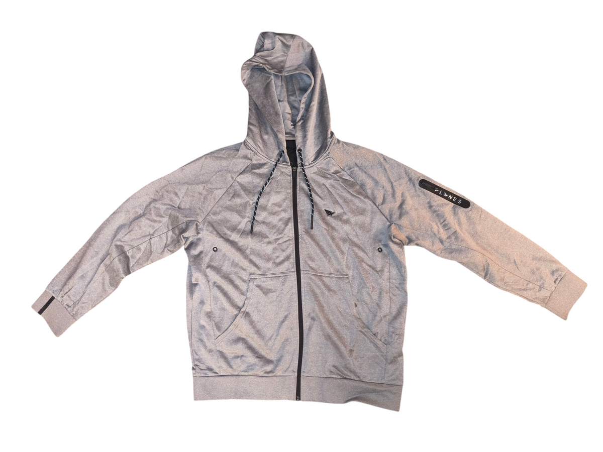 Paper Planes Roc Nation Grey Tech Full Zip Hoodie 2XL