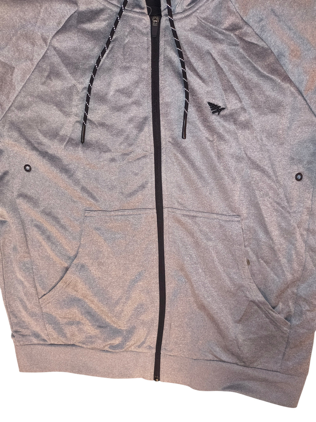 Paper Planes Roc Nation Grey Tech Full Zip Hoodie 2XL