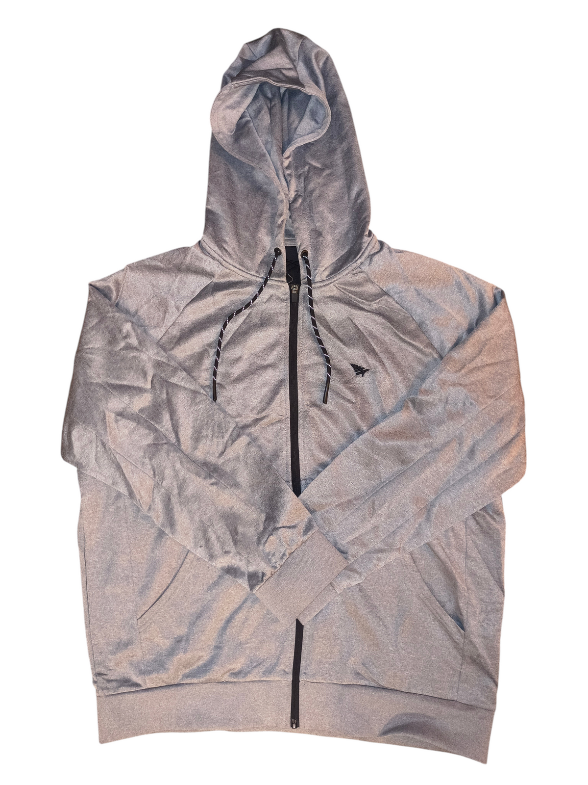 Paper Planes Roc Nation Grey Tech Full Zip Hoodie 2XL