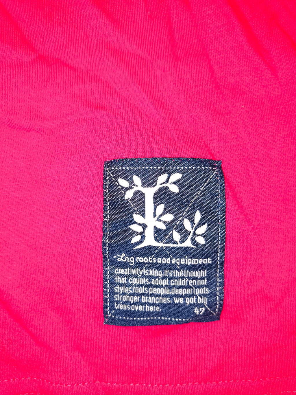Vintage LRG 147% All Natural Tree Graphic Tee Magenta Pink Deadstock NWT 4XL