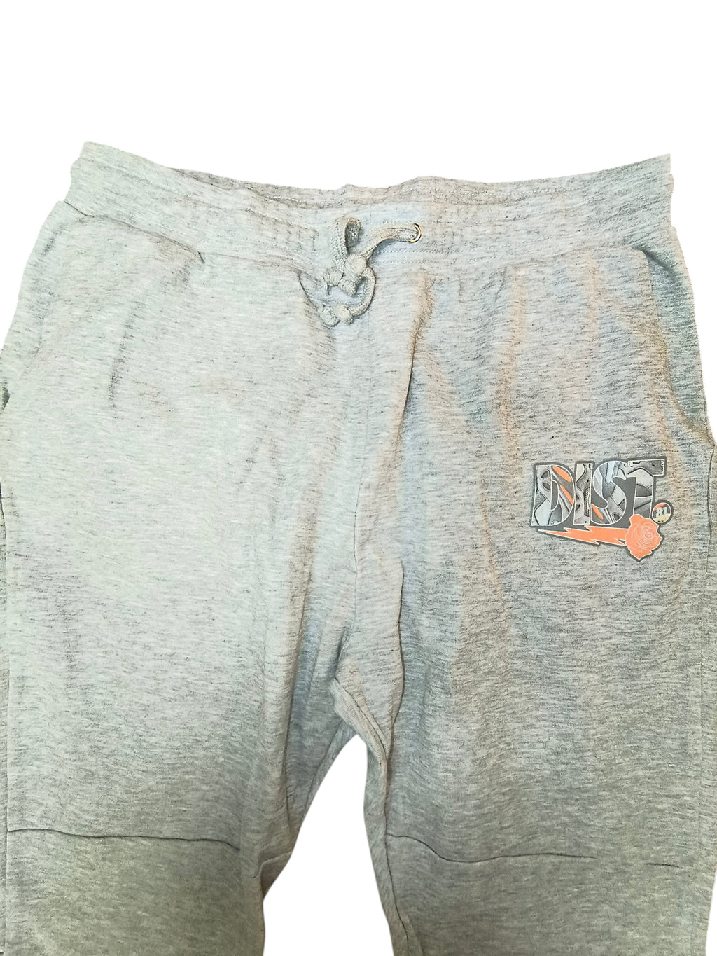 DIST Streetwear Jordan 4 Sneaker Graphic Full-Zip Sweatsuit Trackset Gray Men's XL