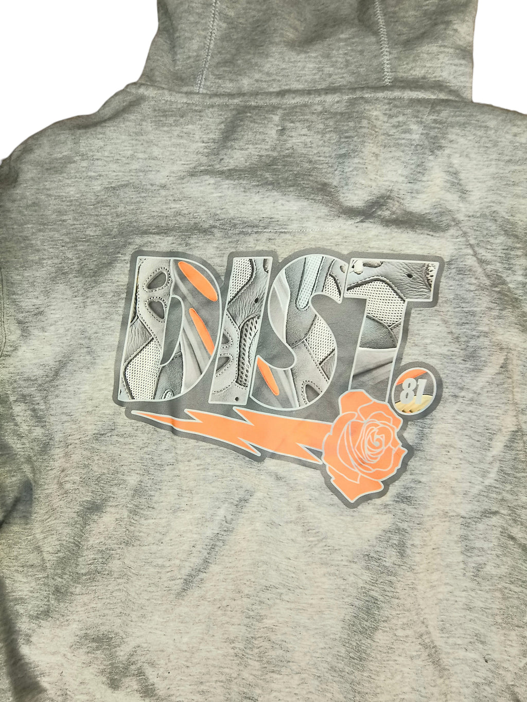 DIST Streetwear Jordan 4 Sneaker Graphic Full-Zip Sweatsuit Trackset Gray Men's XL