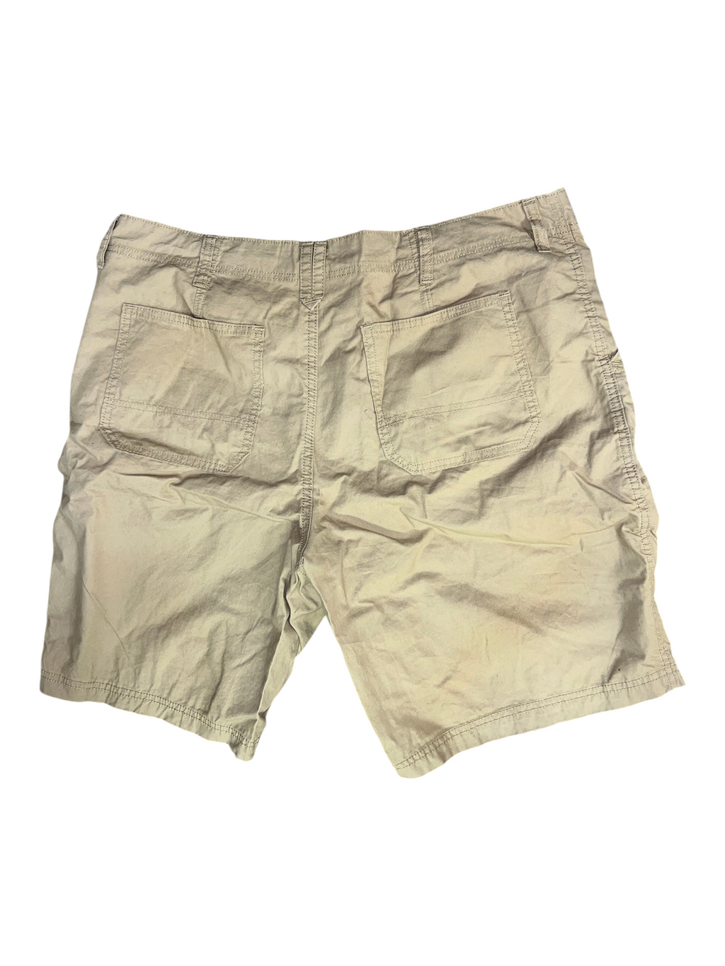 Old Navy Khaki Tan Cotton Flat Front Casual Shorts Size 40