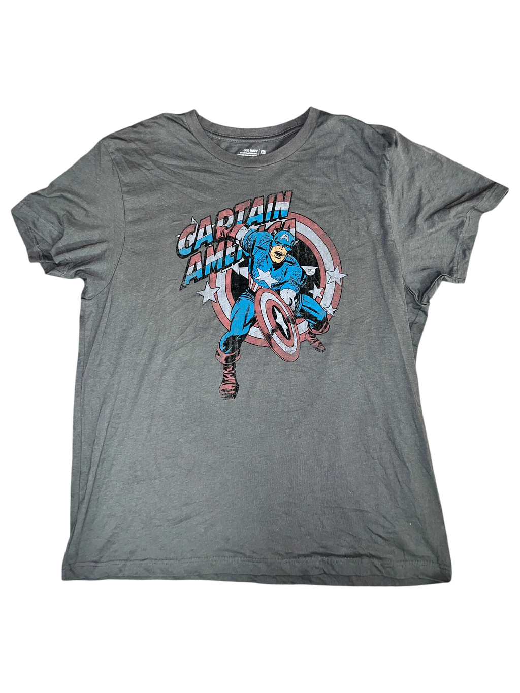 Old Navy Marvel Captain America Shield Graphic T-Shirt XXL