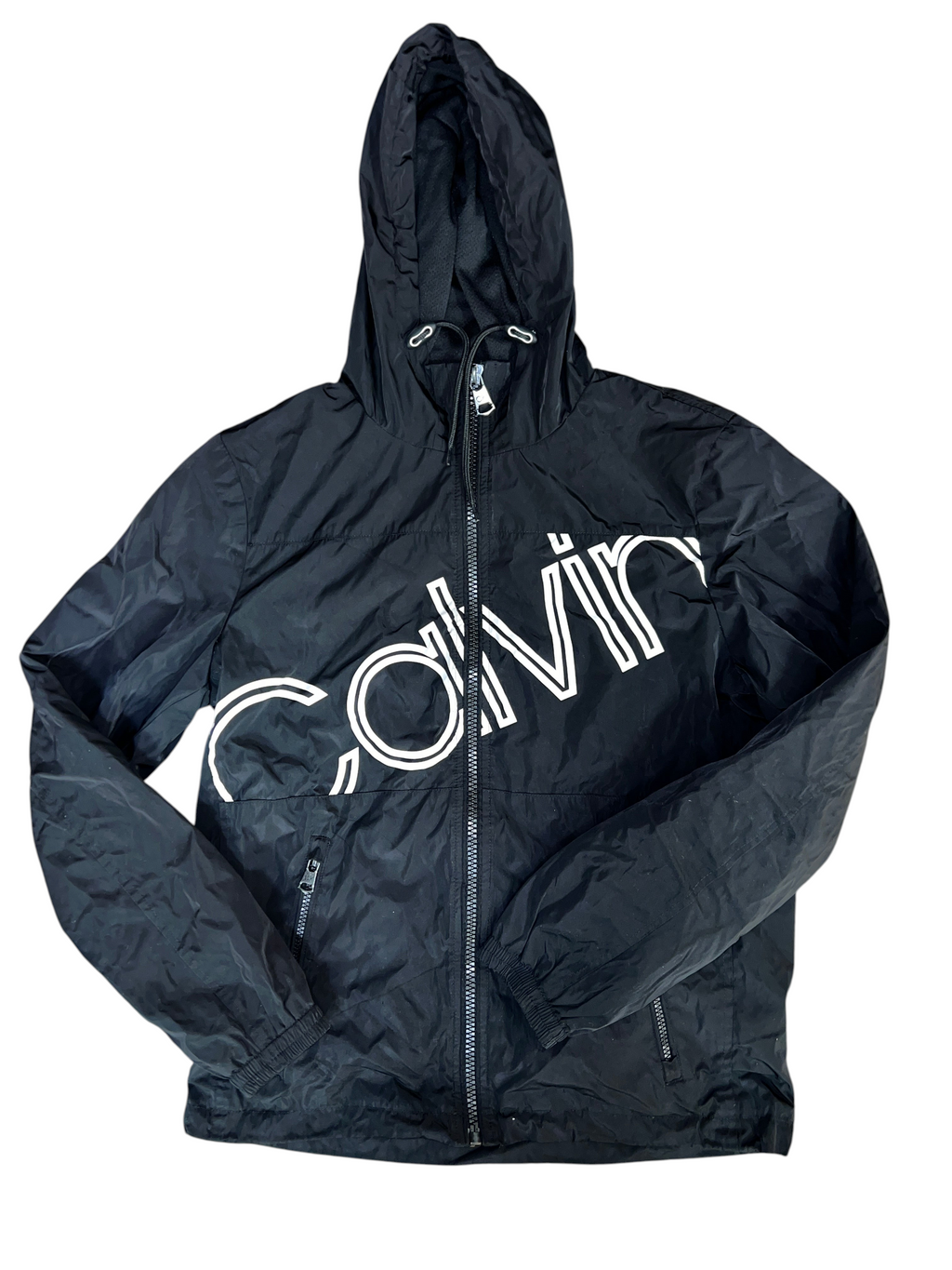Calvin Klein Performance Split Front Logo Windbreaker - Men's Small (EUC)