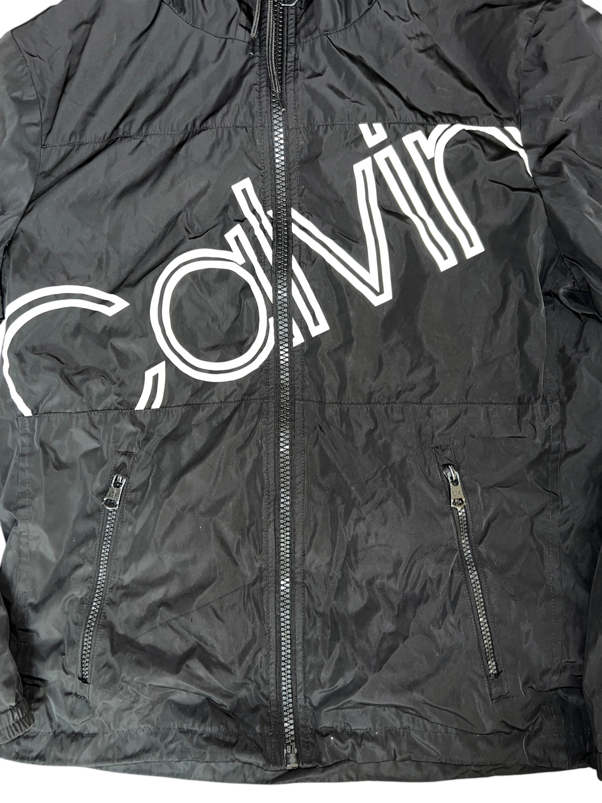 Calvin Klein Performance Split Front Logo Windbreaker - Men's Small (EUC)