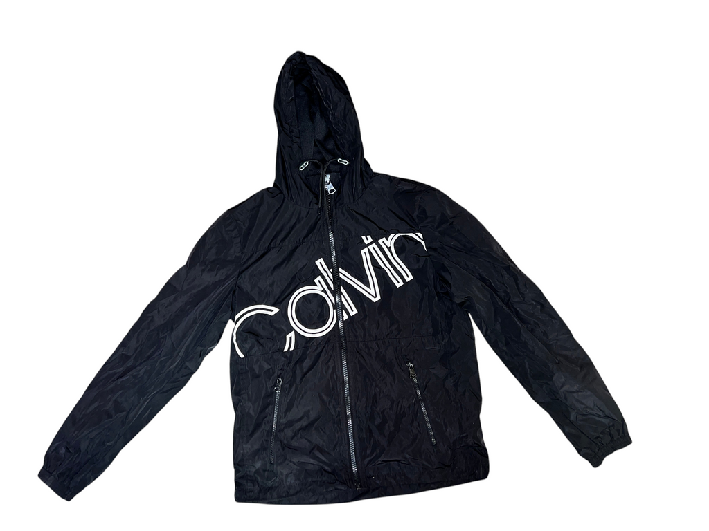 Calvin Klein Performance Split Front Logo Windbreaker - Men's Small (EUC)