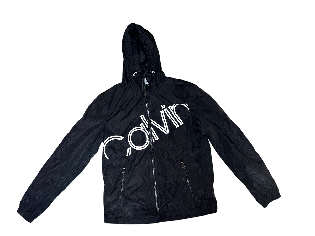Calvin Klein Performance Split Front Logo Windbreaker - Men's Small (EUC)