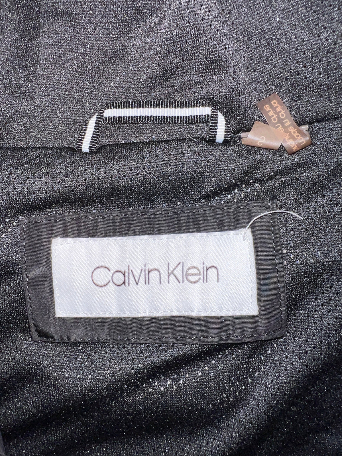 Calvin Klein Performance Split Front Logo Windbreaker - Men's Small (EUC)