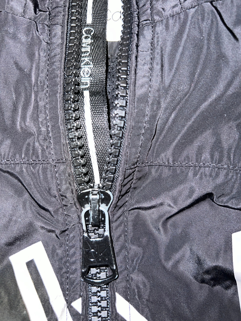 Calvin Klein Performance Split Front Logo Windbreaker - Men's Small (EUC)
