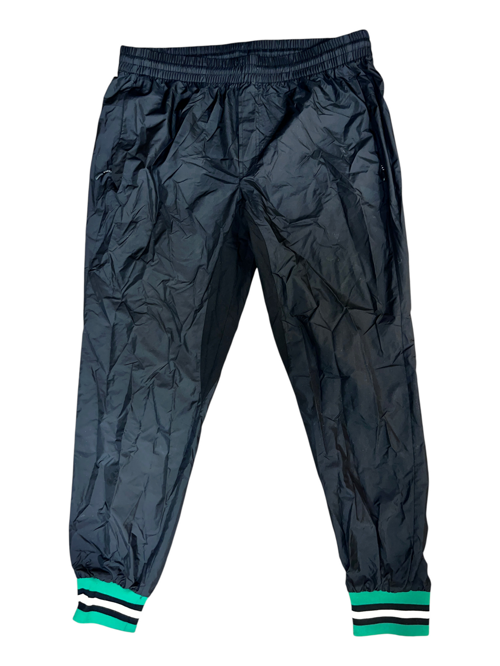 Paper Planes Green Striped Cuff Track Pants - Men's XL (EUC)
