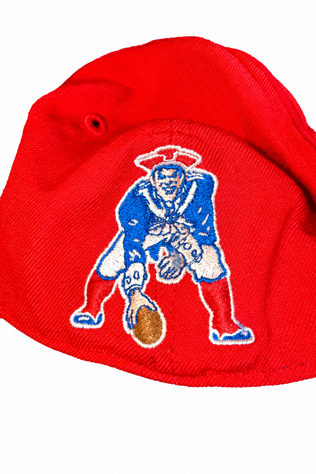 New England Patriots Reebok Gridiron Classics Red Throwback Cap - Size 7 5/8 (VGUC)