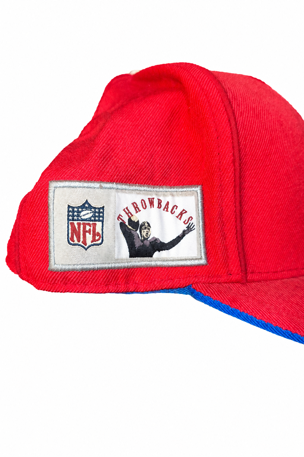 New England Patriots Reebok Gridiron Classics Red Throwback Cap - Size 7 5/8 (VGUC)