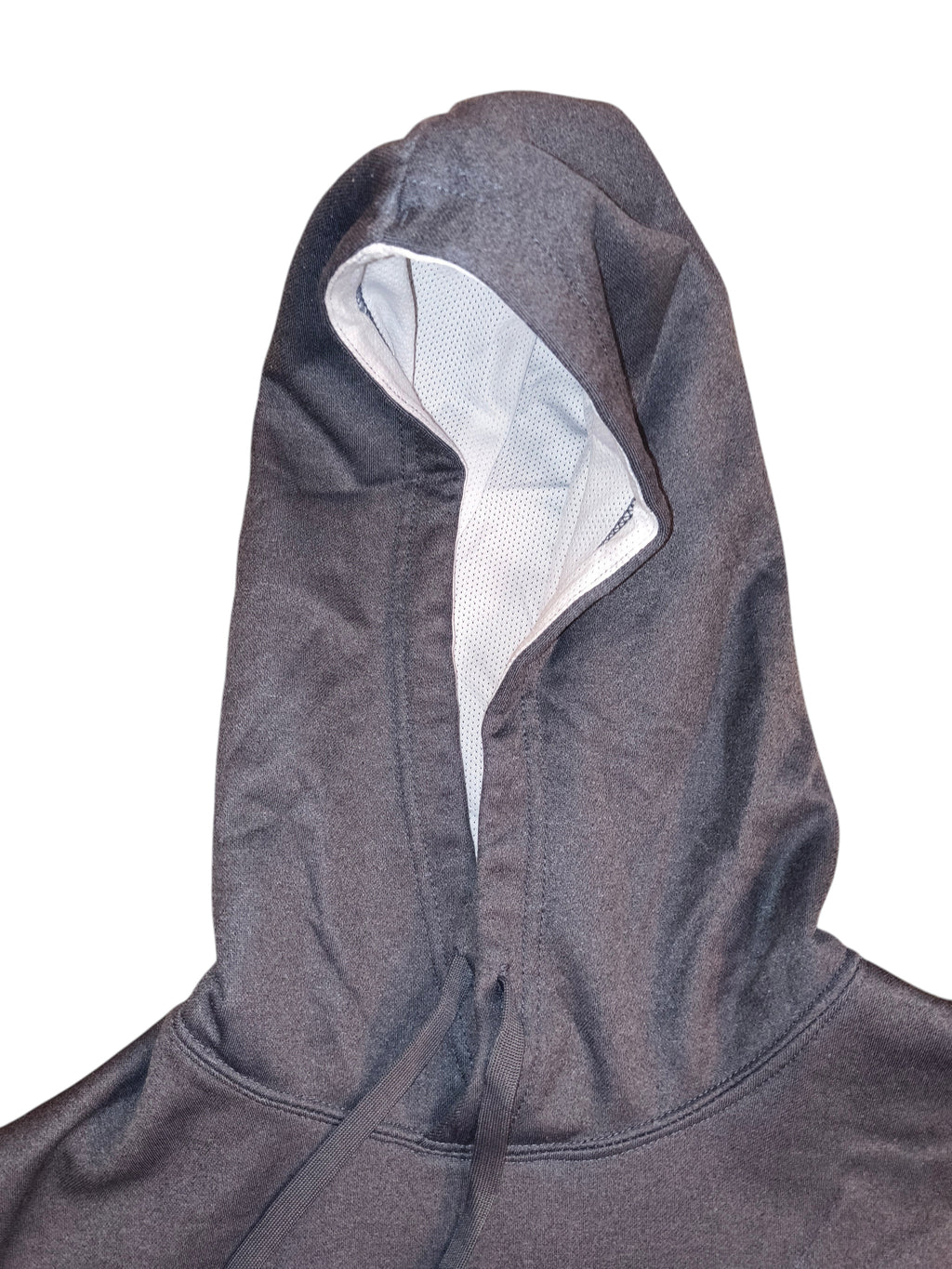 Reebok Men's Medium Gray Outlined Vector Performance Pullover Hoodie