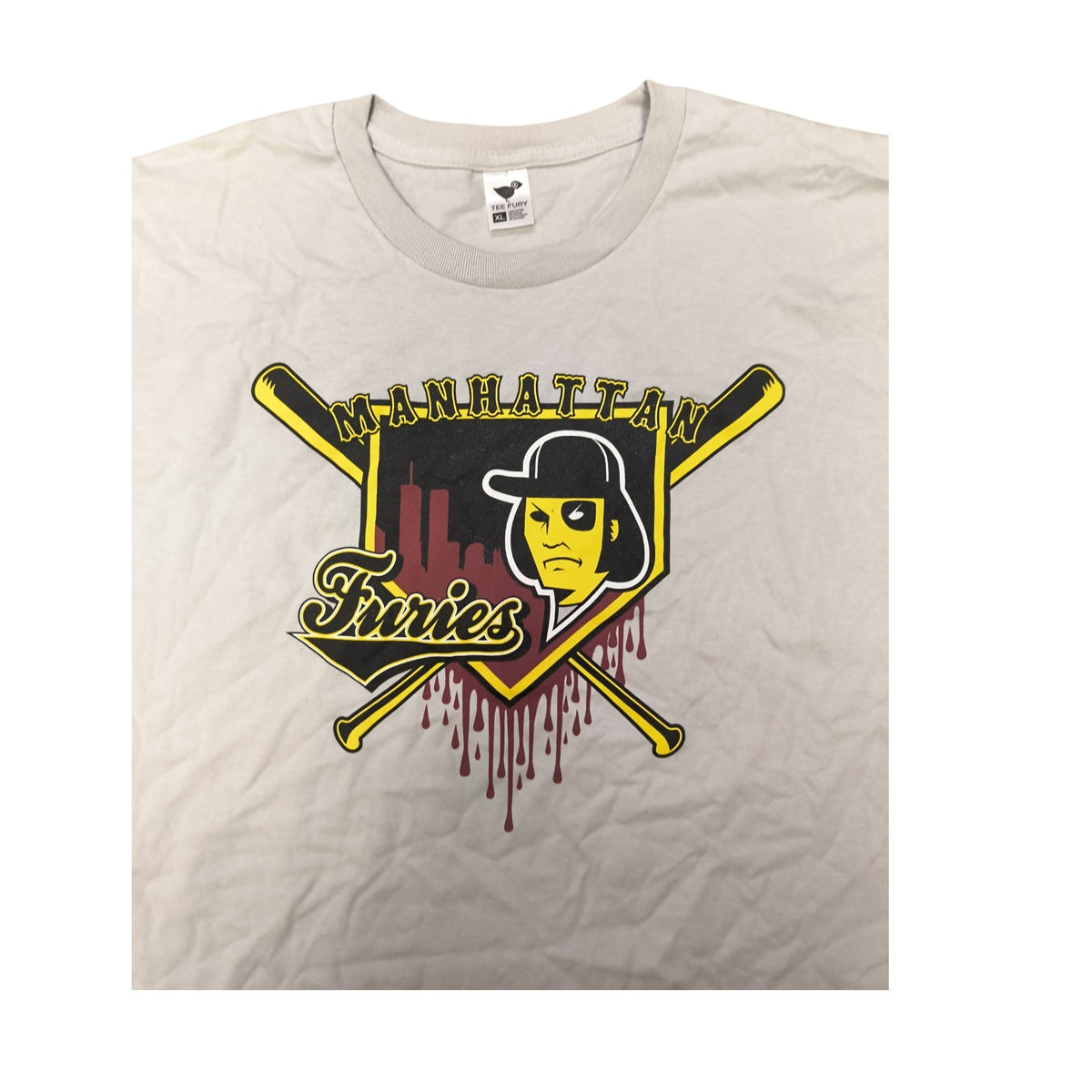 TeeFury Men's XL Manhattan Furies The Warriors Cult Movie Graphic Tee