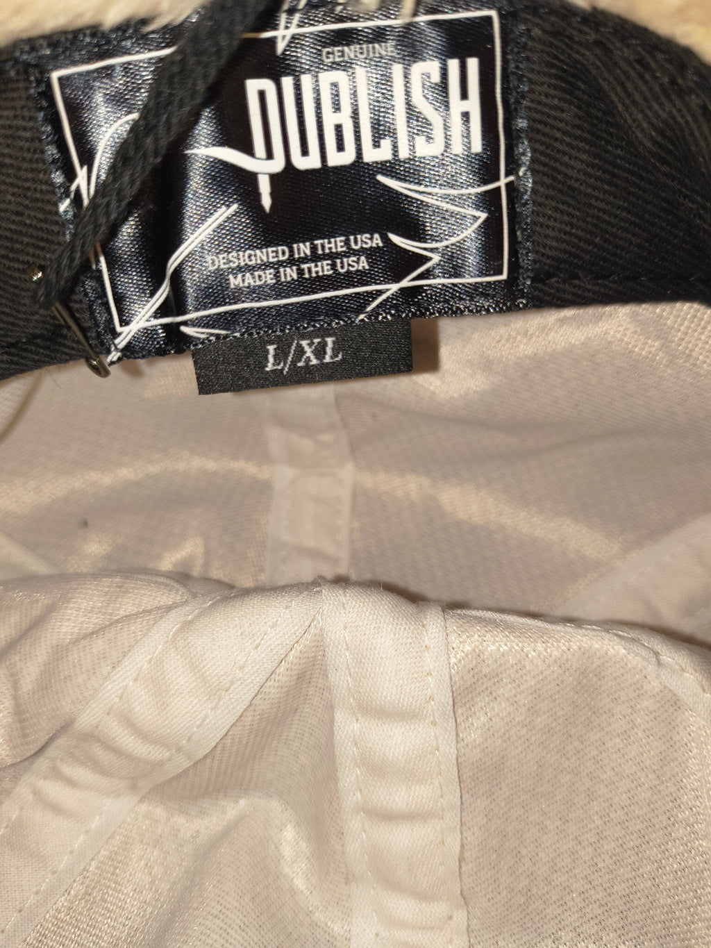 Publish Brand Dario Fleece Bucket Hat - Cream / Size L/XL (NWT)