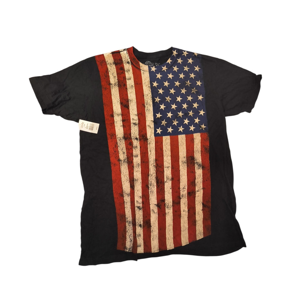 Five Crown Men's XL Americana Black American Flag Graphic Tee (NWT)