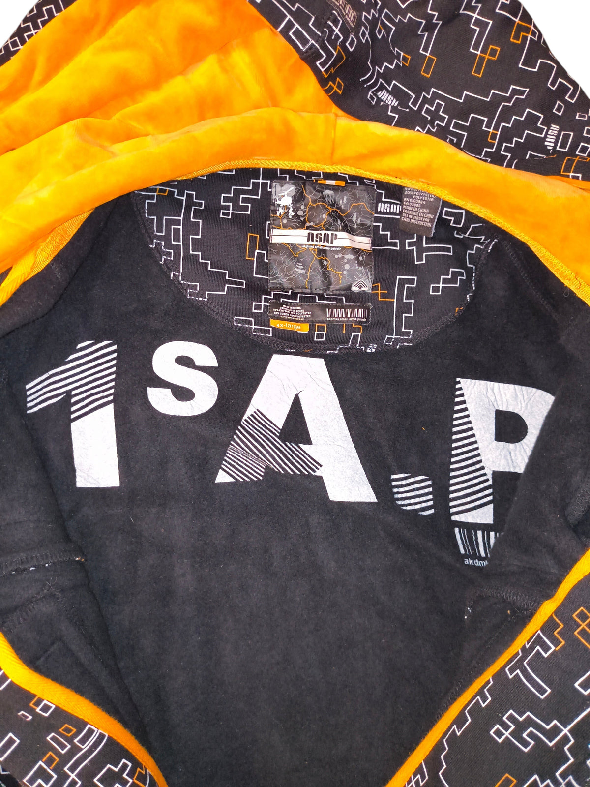 Vintage Y2K Akademiks Small Arms Patrol Full-Zip Fleece Jacket - Men's 4XL (With Tags)