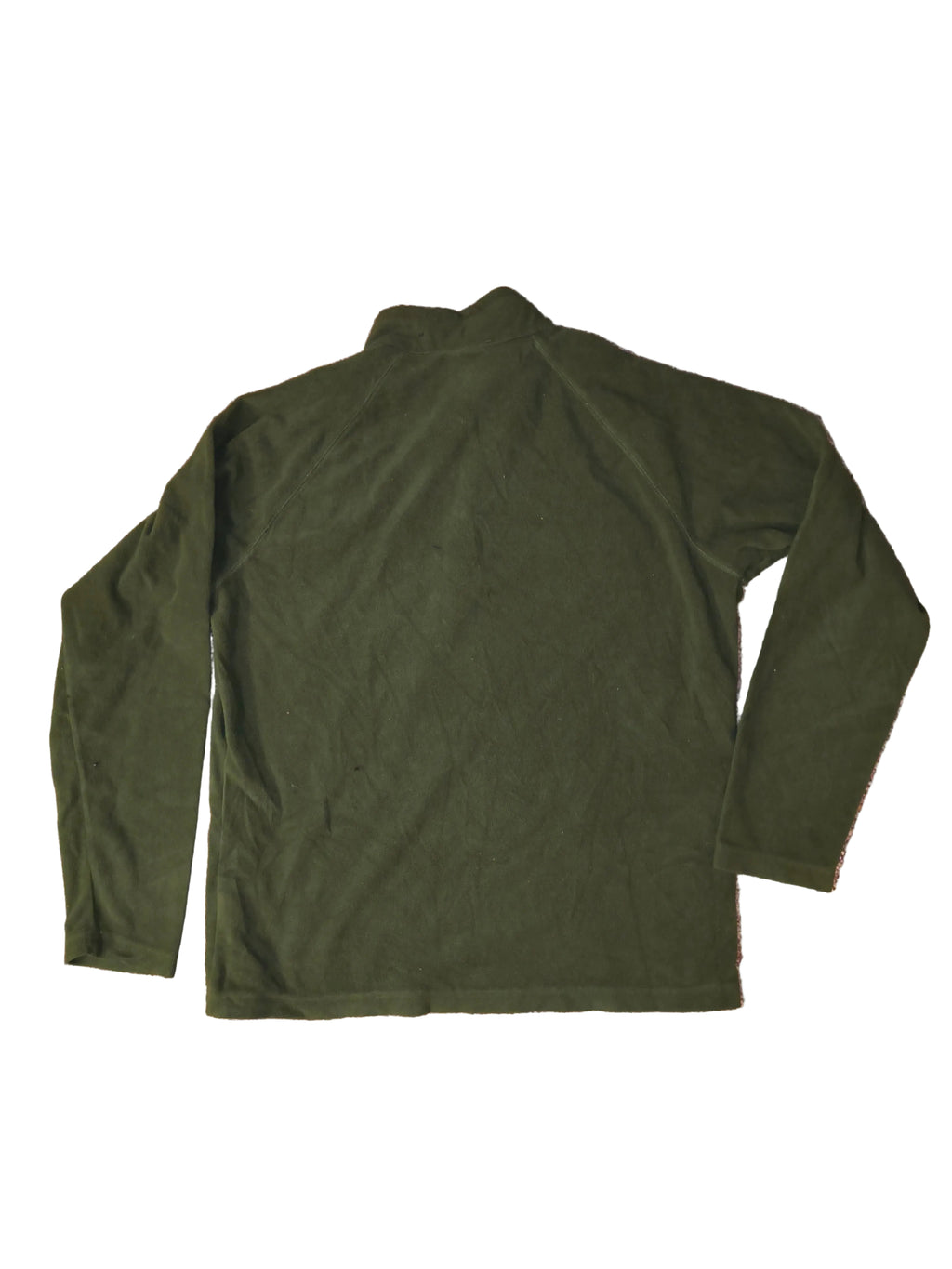 Columbia Men's Medium Olive Green Steens Mountain 1/4 Zip Fleece Pullover
