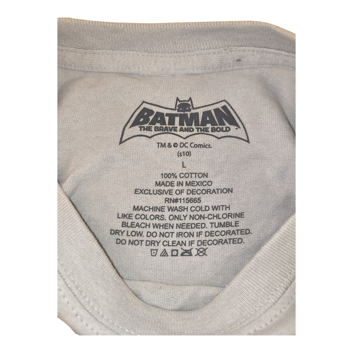 Batman The Brave And The Bold Men's Large Team Graphic Tee Shirt (NWT)