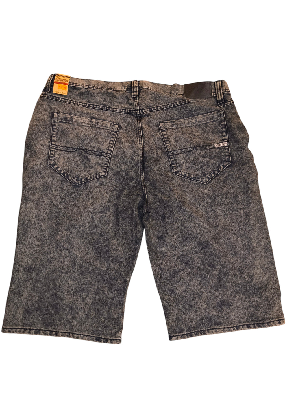 New Decibel Black Stone Washed Denim Shorts - Men's Size 40 (NWT)