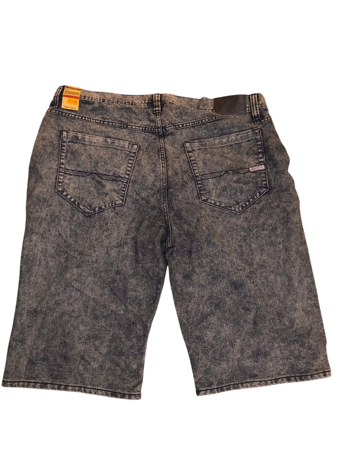 New Decibel Black Stone Washed Denim Shorts - Men's Size 40 (NWT)