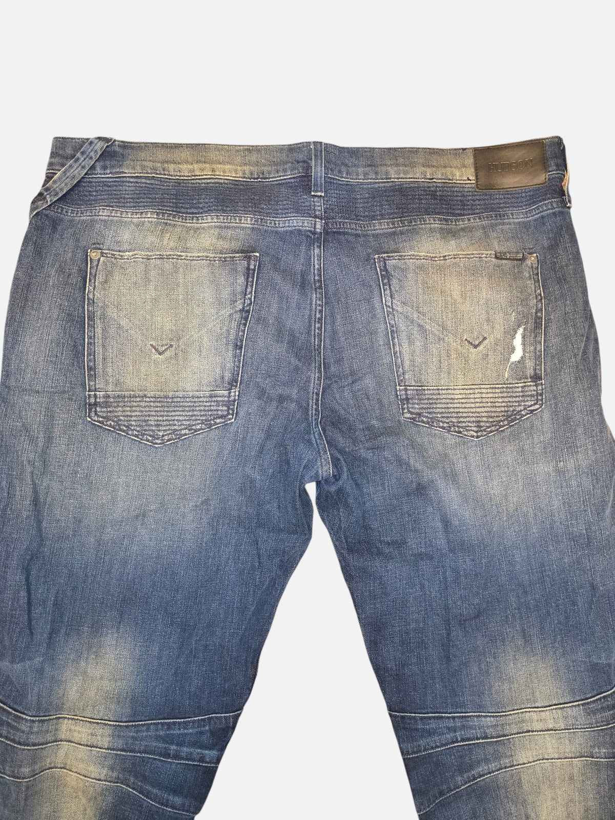 Hudson Blinder V2 Skinny Moto Biker Jeans - Men's Size 40 (GUC)