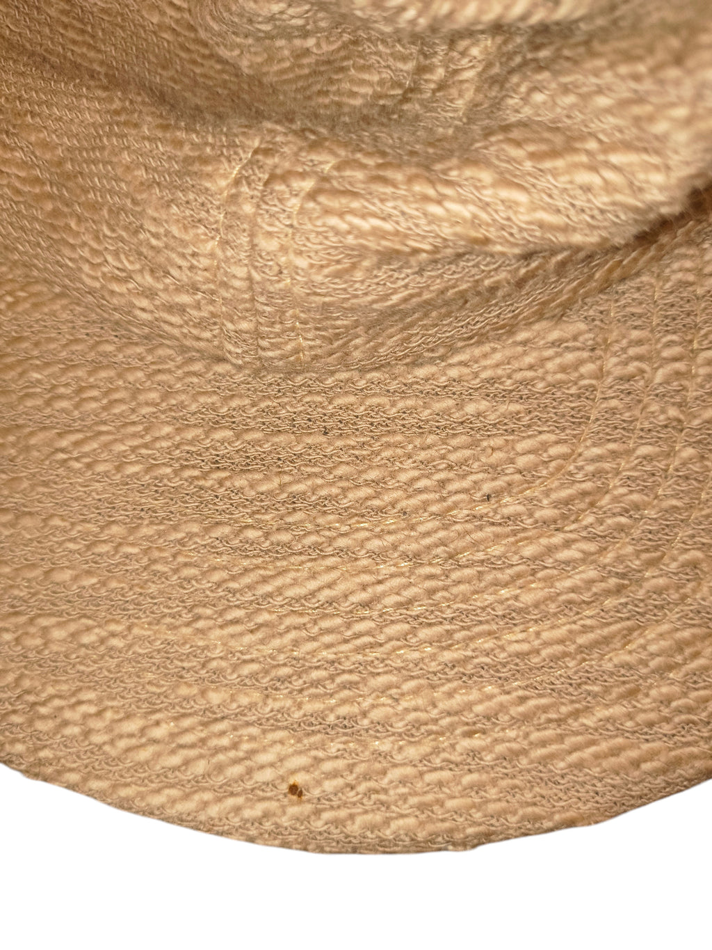 Awsum Thrift Publish Brand Davin tan textured 5-panel camper hat with flat brim and visible fabric detail