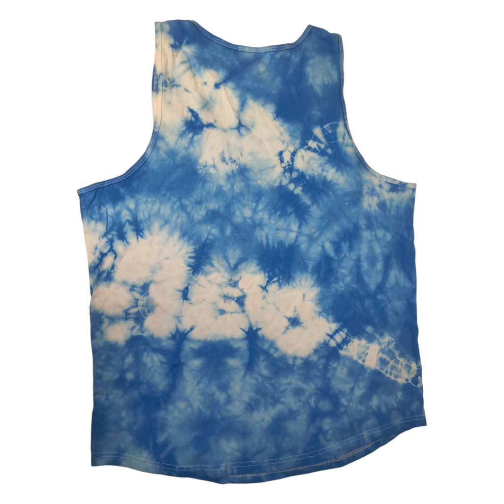 Trukfit Lil Wayne Drip Logo Blue Tie Dye Skater Tank Top - Blue / XL (NWOT)