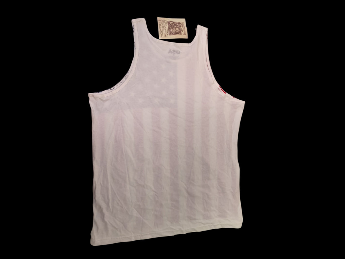 Rowdy Gentleman Men's XL American Flag Fourth of July Patriotic Tank Top (NWT)