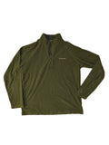 Columbia Men's Medium Olive Green Steens Mountain 1/4 Zip Fleece Pullover