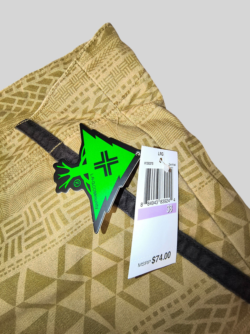 LRG Clothing True Straight Aztec Geometric Cargo Pants - Men's 38 (NWT)