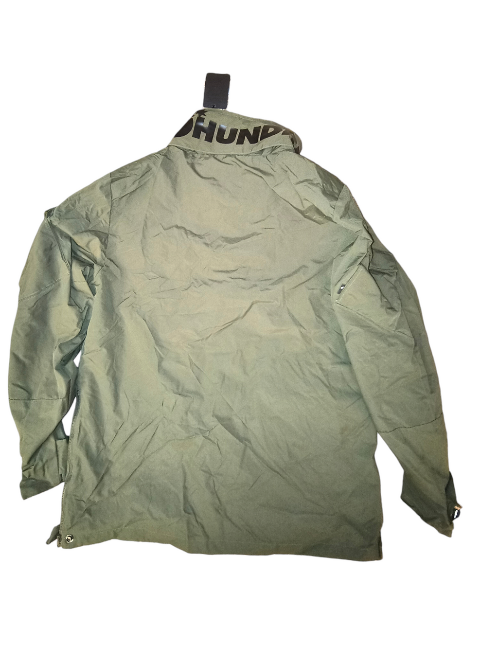 Awsum Thrift olive green The Hundreds water-resistant technical field jacket with back collar logo detail
