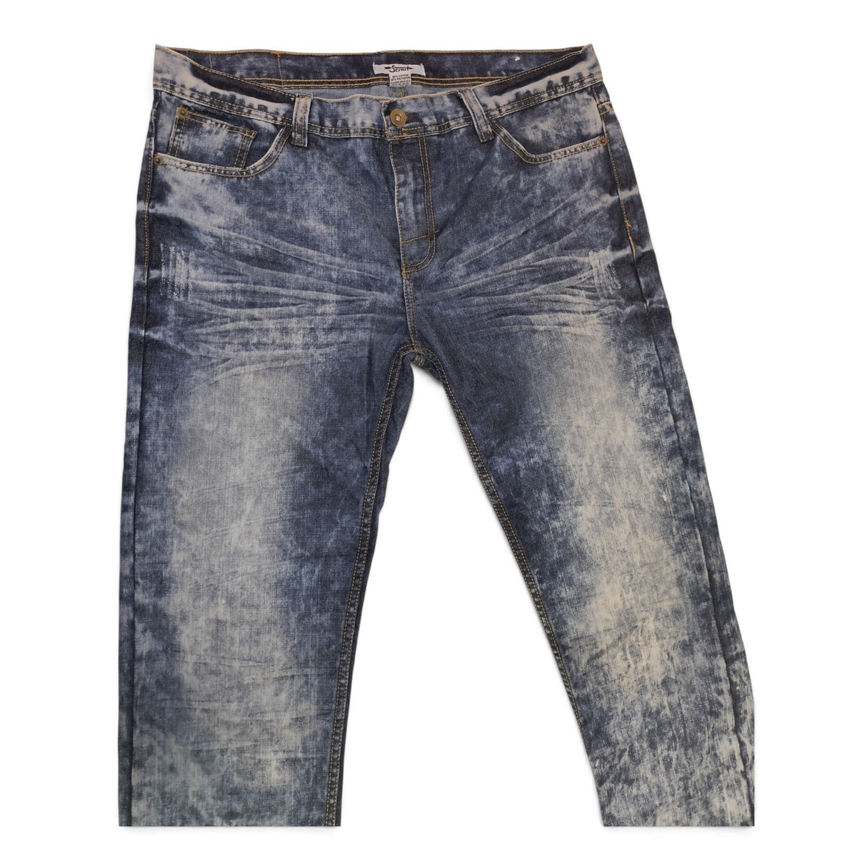 Scout Jeans Men's 38W Acid Medium Blue Straight Leg Jeans