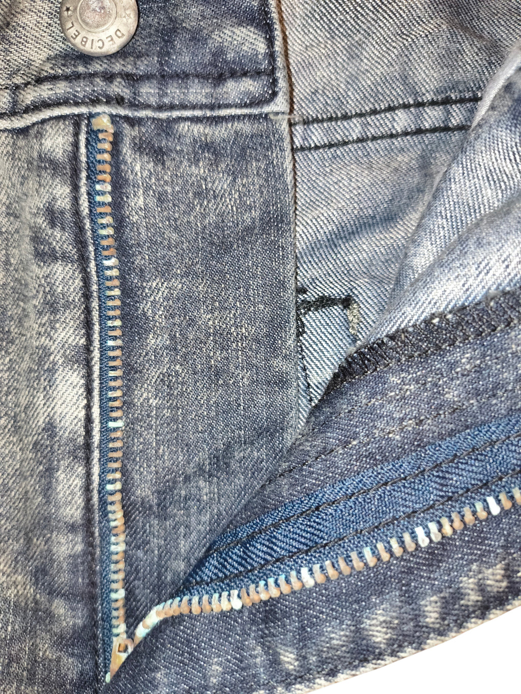 New Decibel Black Stone Washed Denim Shorts - Men's Size 40 (NWT)