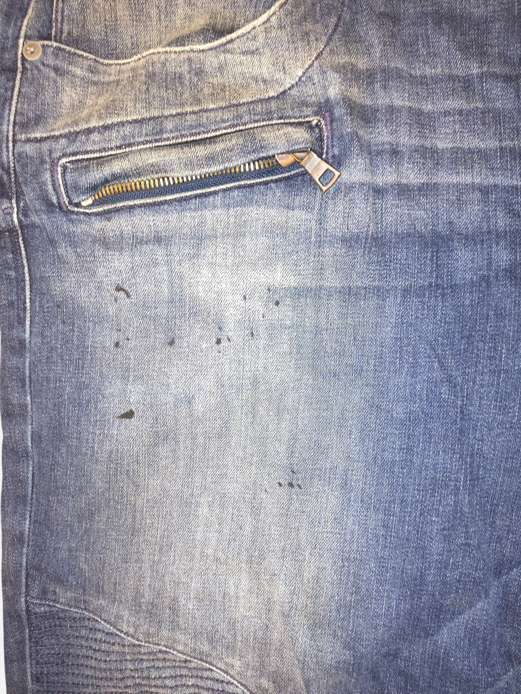 Hudson Blinder V2 Skinny Moto Biker Jeans - Men's Size 40 (GUC)