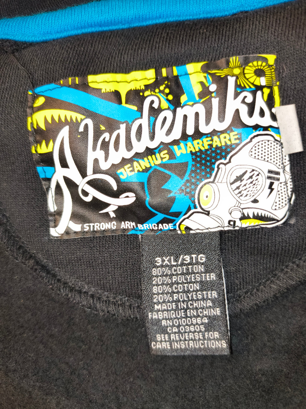 Vintage Y2K Akademiks Jeanius Warfare Shark Full-Zip Hoodie - Men's 3XL (EUC)